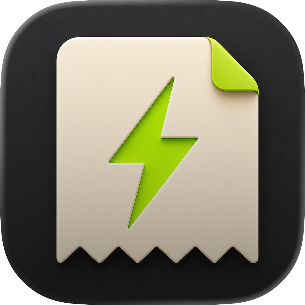 MaxxToken receipt icon